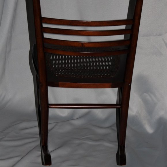 Vintage Wooden Rocking Chair - Picture 8 of 9